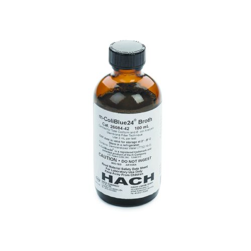 Bottle, m-ColiBlue24® broth, 100 mL (50 test) 2608442 - DelAgua Water ...